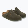 Klapki BIRKENSTOCK Boston Suede Leather Regular thyme 3