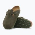 Klapki BIRKENSTOCK Boston Suede Leather Regular thyme 5