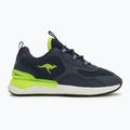 Buty dziecięce KangaROOS KD-Road dark navy/lime 2