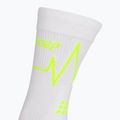 Skarpety kompresyjne damskie CEP Heartbeat Short white 3