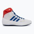 Buty zapaśnicze dziecięce adidas Havoc white blue red 2