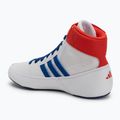 Buty zapaśnicze dziecięce adidas Havoc white blue red 3
