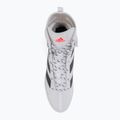 Buty bokserskie adidas Box Hog 3 biało-czarne GV9975 6