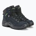 Buty turystyczne męskie LOWA Renegade GTX Mid dark blue/lime 4