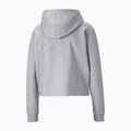 Bluza damska PUMA ESS Cropped Logo Hoodie TR light gray heather 2