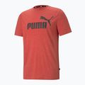 Koszulka męska PUMA Essentials Heather Tee high risk red 4