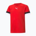 Koszulka dziecięca PUMA Teamrise puma red/puma black/puma white 5