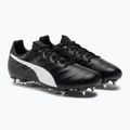 Buty piłkarskie męskie PUMA King Platinum 21 MXSG puma black/puma white 4