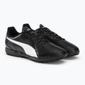 Buty piłkarskie męskie PUMA King Hero 21 TT puma black/puma white 4