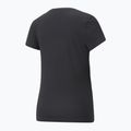 Koszulka damska PUMA ESS+ Metallic Logo Tee puma black/silver metallic 2