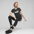 Koszulka damska PUMA ESS+ Metallic Logo Tee puma black/silver metallic 7