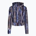 Bluza damska FILA Ceyrat AOP Cropped Hoody blue melting aop