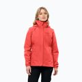 Kurtka przeciwdeszczowa damska Jack Wolfskin Stormy Point 2L vibrant red
