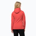 Bluza damska Jack Wolfskin Baiselberg Hooded FZ vibrant red 2