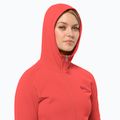 Bluza damska Jack Wolfskin Baiselberg Hooded FZ vibrant red 3