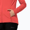 Bluza damska Jack Wolfskin Baiselberg Hooded FZ vibrant red 4