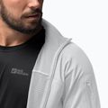 Bluza  trekkingowa męska Jack Wolfskin Prelight FZ cool grey 4
