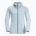 Bluza  polarowa damska Jack Wolfskin Kolbenberg Hooded Fz soft blue 7