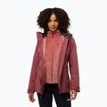 Kurtka 3w1 damska Jack Wolfskin Rotwand 3In1 red ochre 2