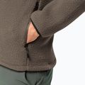 Bluza polarowa męska Jack Wolfskin Kammweg Pile Fz cold coffee 5