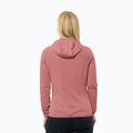 Bluza polarowa damska Jack Wolfskin Kolbenberg Hooded Fz mineral red 2