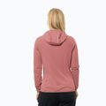 Bluza polarowa damska Jack Wolfskin Kolbenberg Hooded Fz mineral red 2