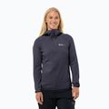 Bluza polarowa damska Jack Wolfskin Kolbenberg Hooded Fz graphite