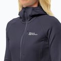 Bluza polarowa damska Jack Wolfskin Kolbenberg Hooded Fz graphite 4