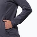 Bluza polarowa damska Jack Wolfskin Kolbenberg Hooded Fz graphite 5