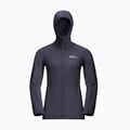 Bluza polarowa damska Jack Wolfskin Kolbenberg Hooded Fz graphite 8