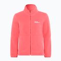 Bluza polarowa dziecięca Jack Wolfskin Taunus sunset coral
