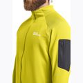 Bluza trekkingowa męska Jack Wolfskin Prelight Full Zip chartreuse 4