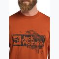 Koszulka męska Jack Wolfskin Jack Wolfskin Brand T burnt orange 4