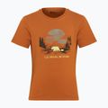 Koszulka dziecięca Jack Wolfskin Graphic Cotton T print soft amber 7