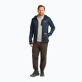 Bluza trekkingowa męska Jack Wolfskin Peak District Hooded Full Zip midnight sky 2