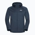 Bluza trekkingowa męska Jack Wolfskin Peak District Hooded Full Zip midnight sky 7