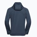 Bluza trekkingowa męska Jack Wolfskin Peak District Hooded Full Zip midnight sky 8