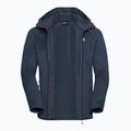 Bluza trekkingowa męska Jack Wolfskin Peak District Hooded Full Zip midnight sky 9