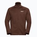 Bluza trekkingowa męska Jack Wolfskin Peak District Full Ziphot choc 7