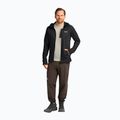 Bluza trekkingowa męska Jack Wolfskin Peak District Hooded Full Zip black 2
