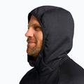 Bluza trekkingowa męska Jack Wolfskin Peak District Hooded Full Zip black 4