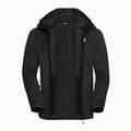 Bluza trekkingowa męska Jack Wolfskin Peak District Hooded Full Zip black 9