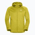 Bluza trekkingowa męska Jack Wolfskin Peak District Hooded Full Zip chartreuse 7