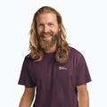 Koszulka męska Jack Wolfskin Essential amaranth 4