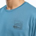 Koszulka męska Jack Wolfskin Vonnan Graphic peak trail sky blue 5