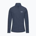 Bluza polarowa damska Jack Wolfskin Taunus 100 Full Zip midnight sky 7