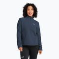 Bluza polarowa damska Jack Wolfskin Taunus 100 Half Zip midnight sky