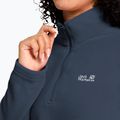 Bluza polarowa damska Jack Wolfskin Taunus 100 Half Zip midnight sky 4