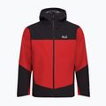 Kurtka przeciwdeszczowa męska Jack Wolfskin Rockpaw 3L siren red 7