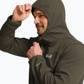 Kurtka przeciwwiatrowa męska Jack Wolfskin Wild Winds Hooded obsidian moss 4